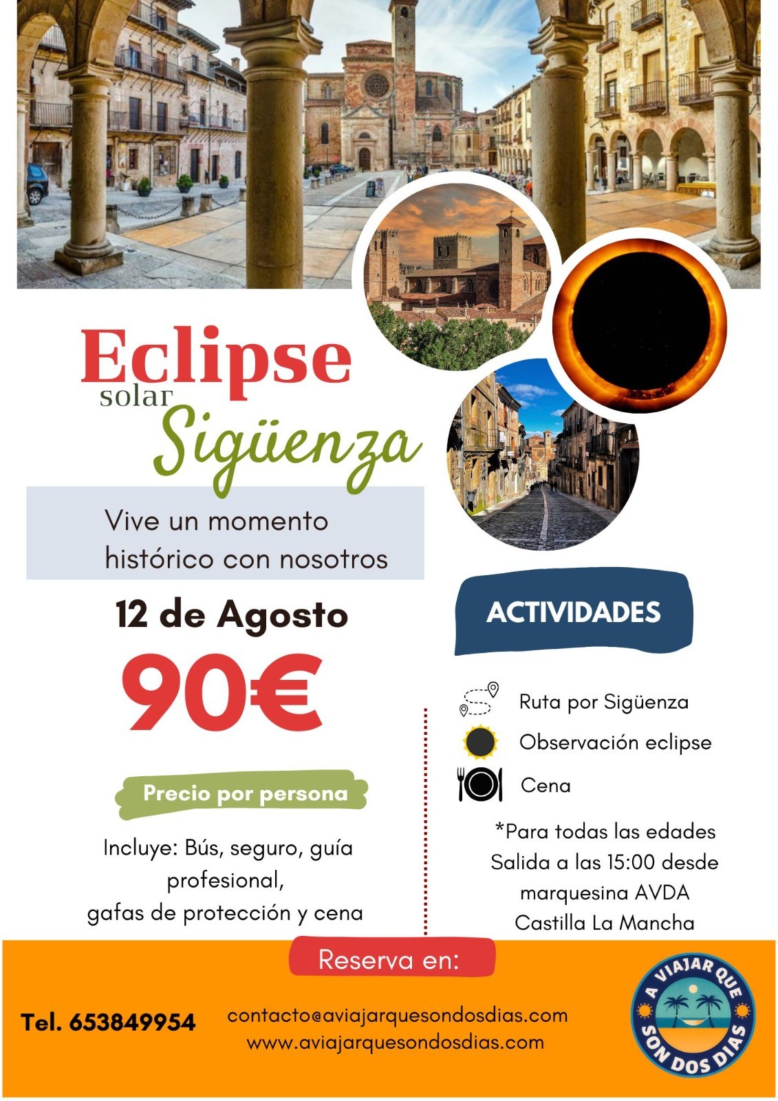 Viaje eclipse de sol del 12 de agosto